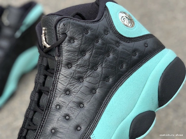 Cheap 414571-030 Retro Black Island Green 13 Air Jordan 0707